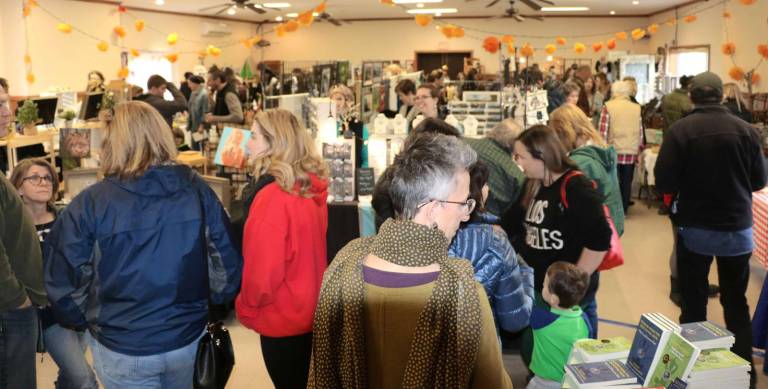 Photos by Roger Gavan On Friday and Saturday, Nov. 24 &#x2013; 25, a month long &#x201c;Made Local&#x201d; initiative kicked off with the Wickham Works&#x2019; Holiday Market at Wickham Woodlands Manor, 255 State School Road.