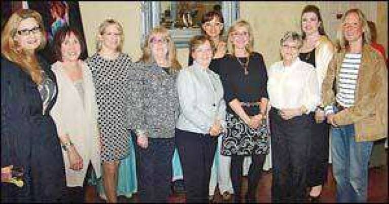A Woman's Journey Committee members (left to right) Liz Oelofse, Terry Quint, Laurie Riehle, Inez Freund, Sue DeVincenzo, Lilly Beaty, Deirdre Hamling, Bonni Masi Oswald, Julie Cauda and Souzie Miller. Not pictured: Donna Applegate, Helen Laskow, Ro