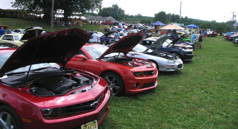 This file photo shows a Richard Jacob Rudy Memorial Fund classic car show several years ago. This year, Warwick Applefest will team up with the non-profit to host a car show at Stanley-Deming Park during the festival on Sunday, Oct. 1.
