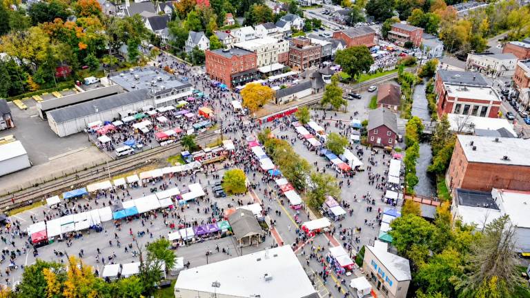 Village of Warwick Assistant DPW Supervisor Mike Finelli shared this drone shot of the 2026 Applefest.