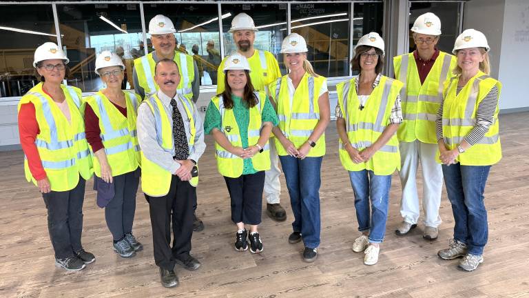 The team of Town of Warwick representatives assembled from Sustainable Warwick and the Climate Smart Committee visited Interstate Waste Services in North Arlington, N.J. earlier this month.