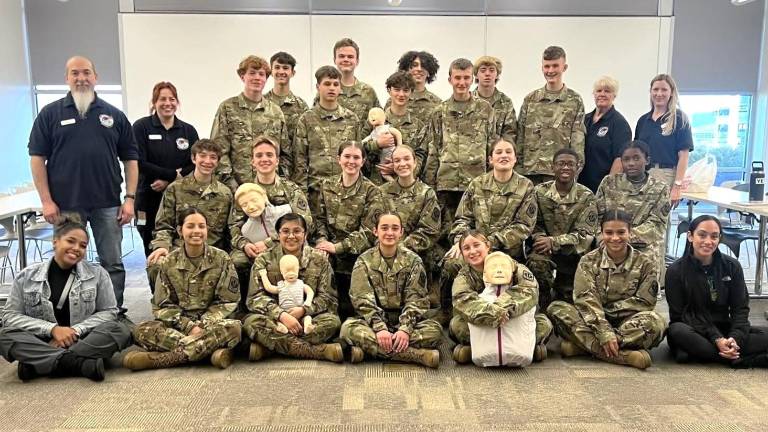 JROTC complete CPR, AED training