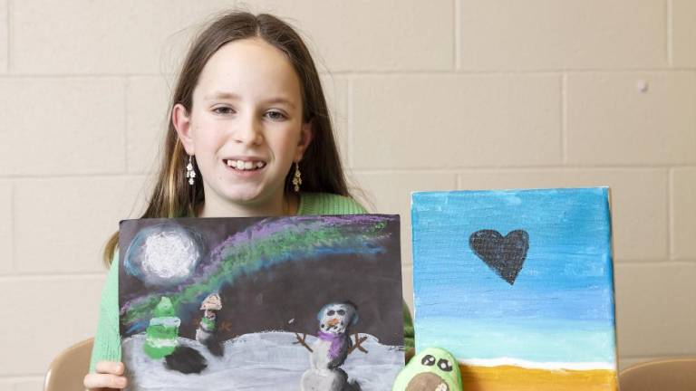 Sanfordville Elementary School fourth grader Fiona Cullen on Jan. 20, 2023.