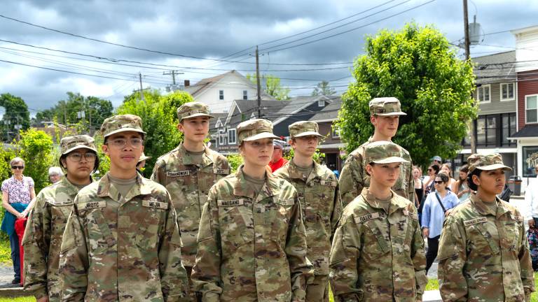 S.S. Seward JROTC students participate in Memorial Day events.