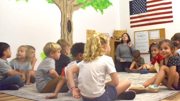 A Montessori-style “studio” of the youngest learners at Ascend Academy, which opened in 2020.