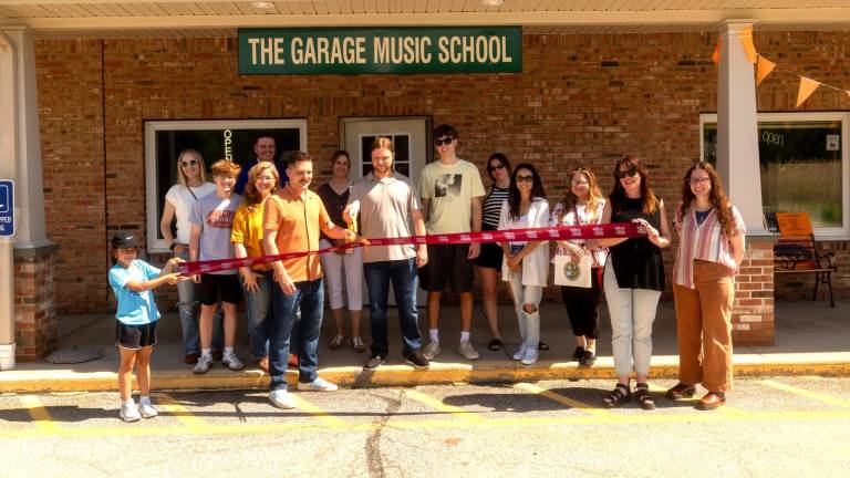 The Warwick Valley Chamber of Commerce celebrated the opening of The Garage Music School on May 26.