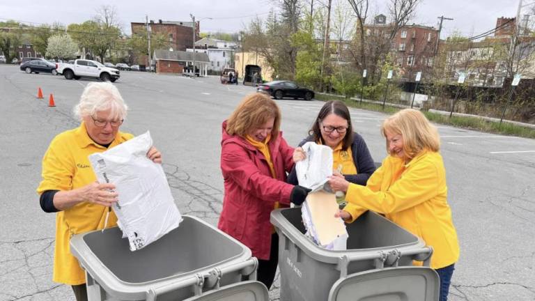 Shred Fest is one of the many services that the Lions Club of Warwick do to help the community.