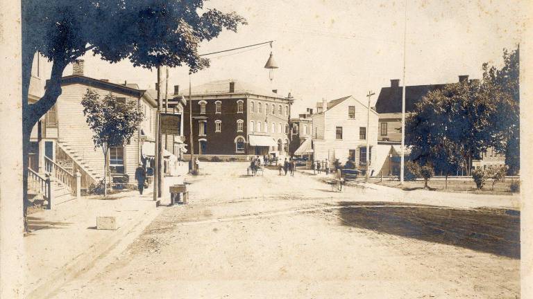 An old image from the Warwick Historical Society archives.