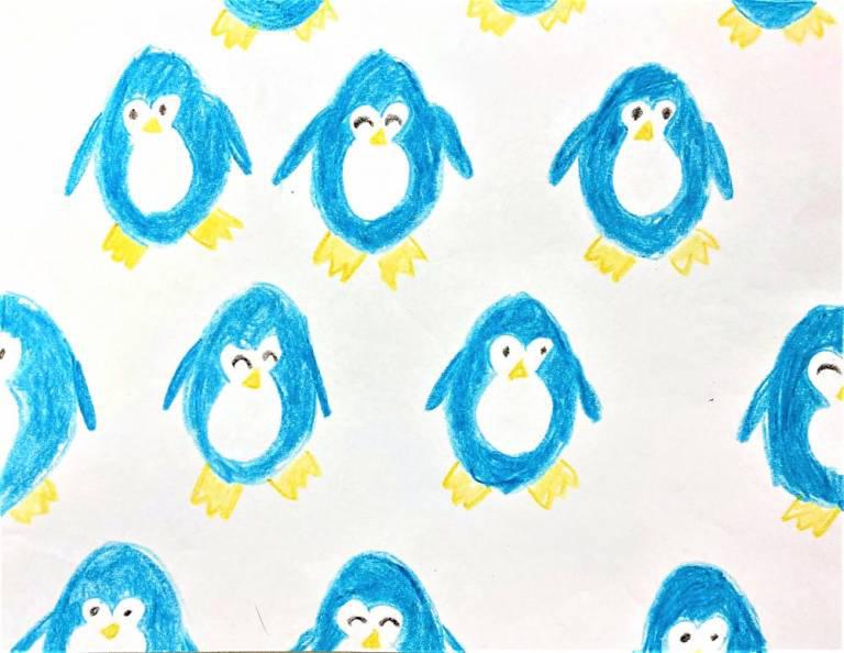 $!A past Wrapping Paper Contest entry by an 11 year old artist, Esme.