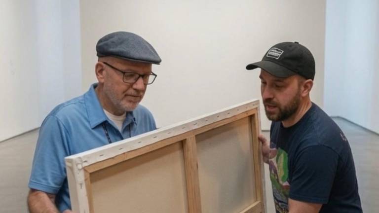 The works of Catello Somma (left) and Morgan Jesse Lappin will be on display at a new LightClub of Curiosity exhibition.