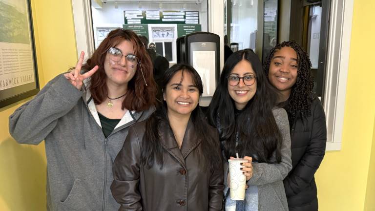 Four women from Sloatsburg stopped in to enjoy Bellvale Creamery’s offerings.