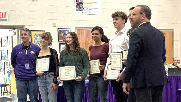 National Merit Scholarship Commended and National Merit Scholarship Semifinalist were recognized by the Warwick Valley Central School District during the Nov. 13 board meeting.
