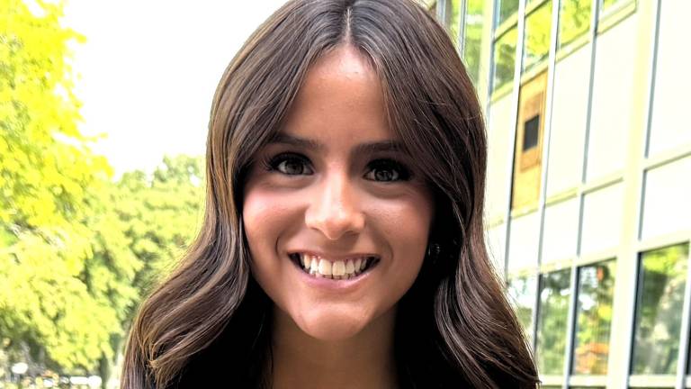 Leila Thurber, a Warwick Valley High School senior, encourages her fellow students to think about the impact of plastics on marine life through her Keeper of the Reef campaign.