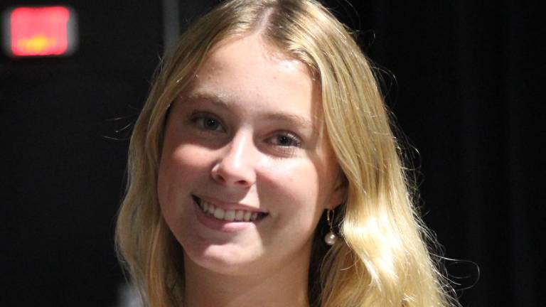 Warwick Valley High School senior Emmerson Powers