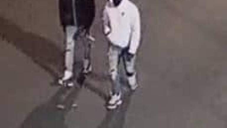 City of Newburgh Police Department shared this photo of two “persons of interest” related to the shooting.