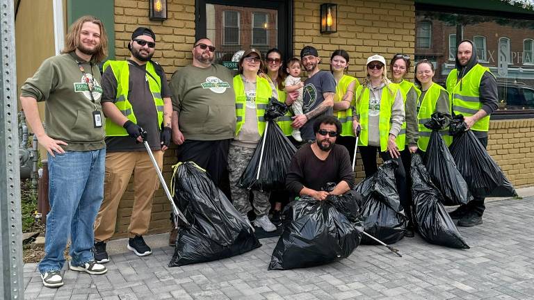 <b>Sussex Pharms led a community clean-up in the borough. Photos provided.</b>