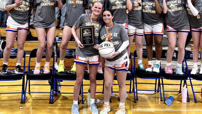 FUFSD girls basketball recognized as a scholar-athlete team.