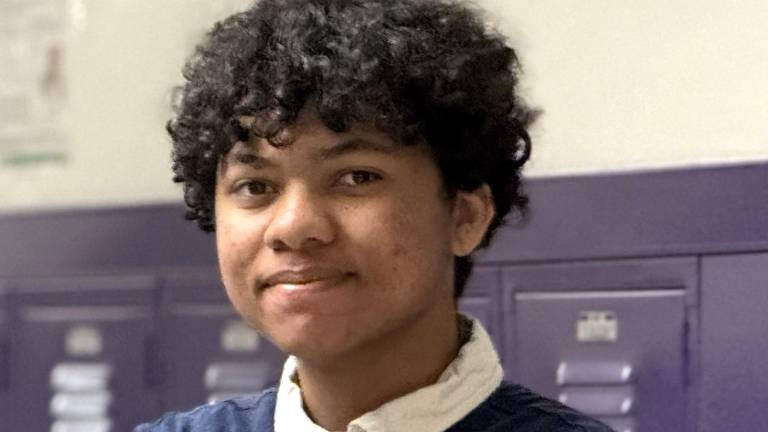 WVHS High School junior Bruce Kovler shares a passion for rock and flight.