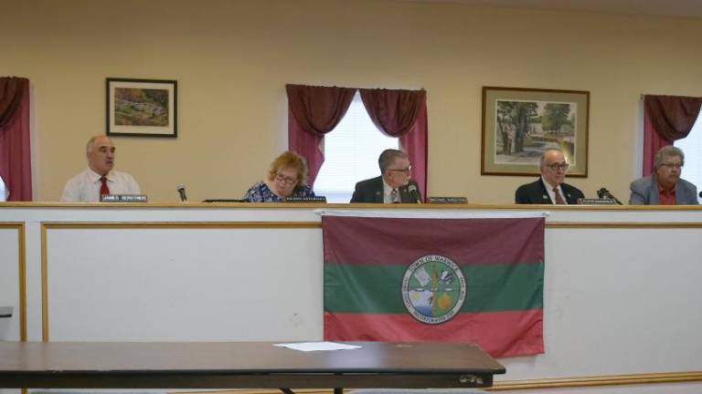 Town of Warwick council members at their recent meeting