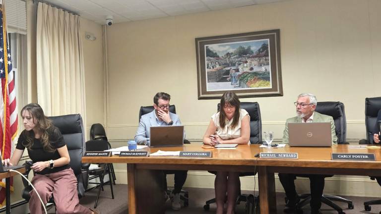 Warwick Village Board meeting on Oct. 6, 2025.