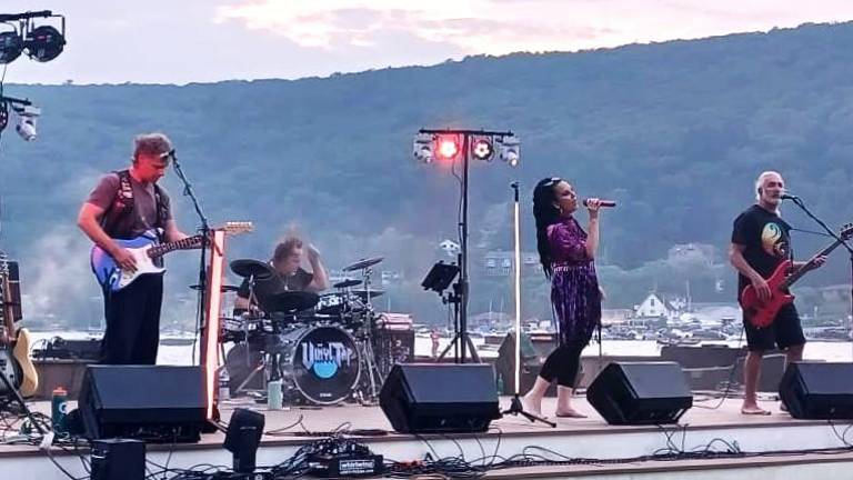 Vinyl Tap performs at the 2025 Summer Concert series in Greenwood Lake.
